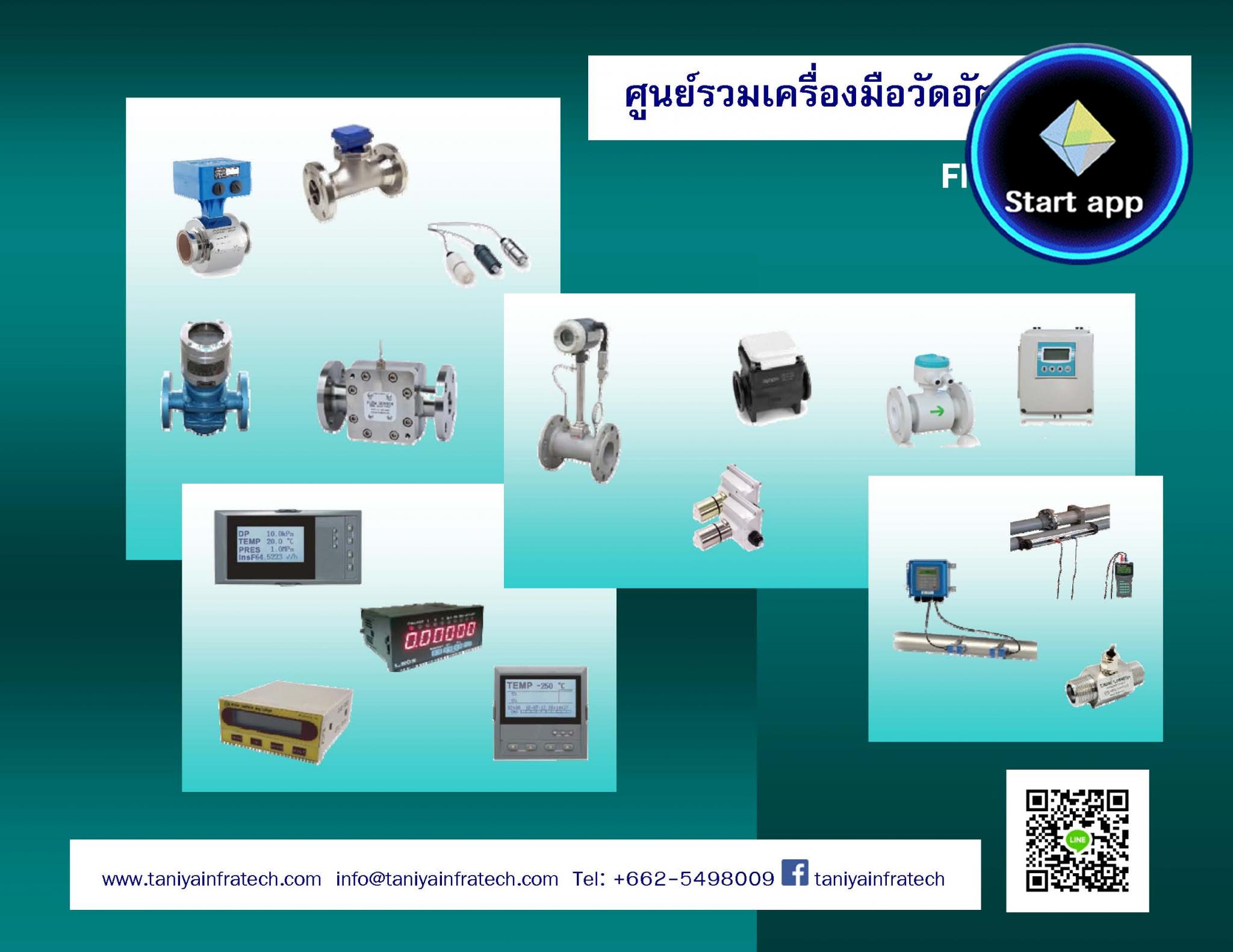 จำหน่ายเครื่องมือวัดอัตราการไหล (Flow Meter)